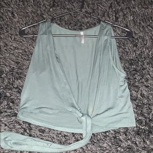 Tie up crop top